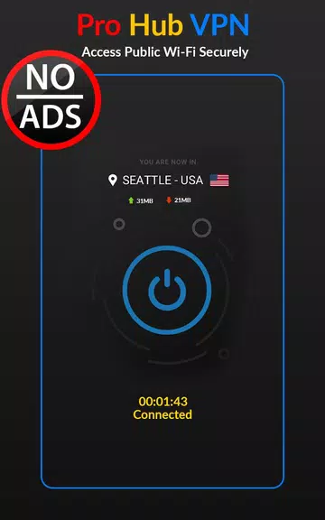 Phub Vpn Pro - Fast Secure Without Ads VPN Screenshot2