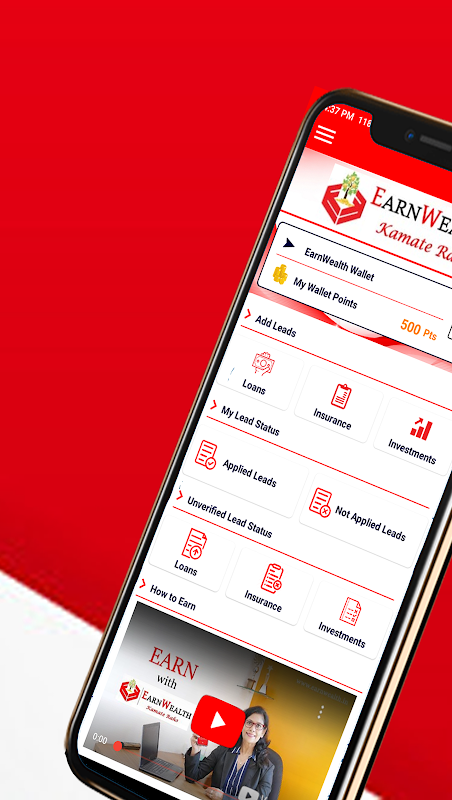 EarnWealth's Multiple Banks & NBFCs DSA App Screenshot1