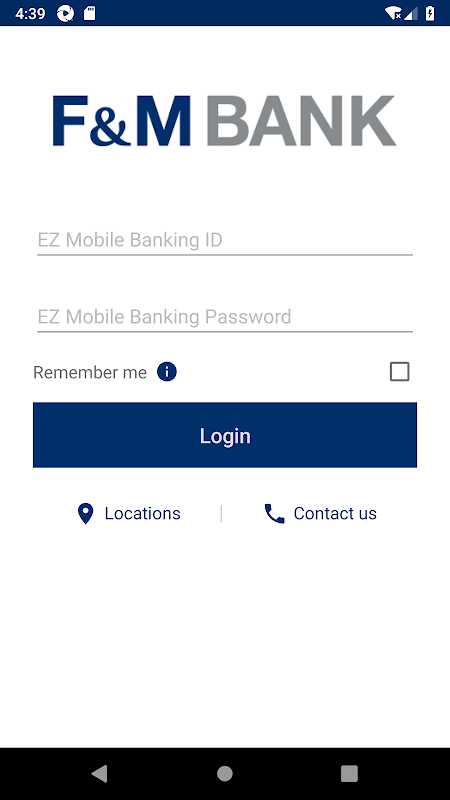 F&M Bank - EZ Banking Screenshot3