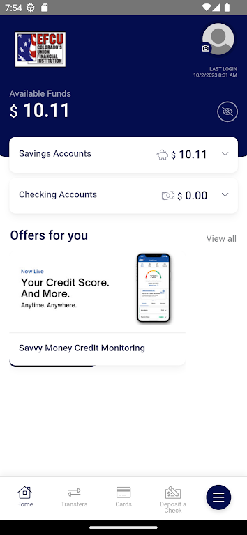 Electrical FCU Mobile Banking Screenshot3