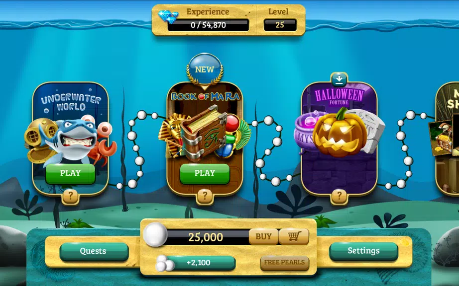 Lucky Pearl Slots Screenshot3