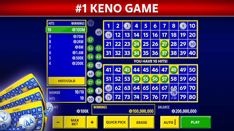 Vegas Keno by Pokerist Screenshot2