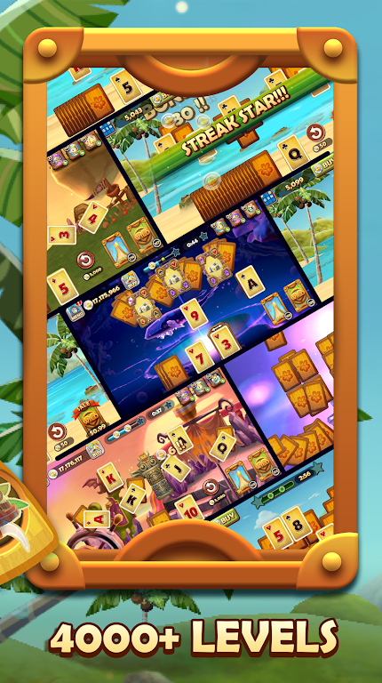 Tiki Solitaire TriPeaks Screenshot1