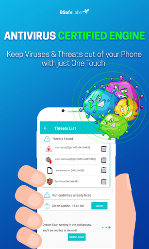 Antivirus Cleaner BSafe VPN Screenshot2