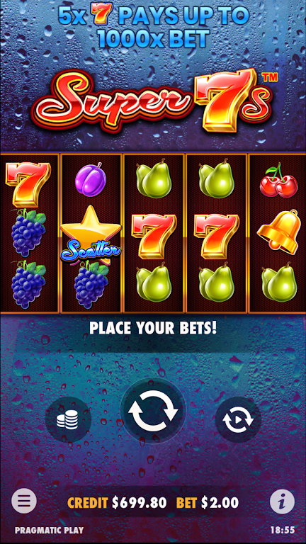 Super 7s - Slot Casino Game Screenshot2