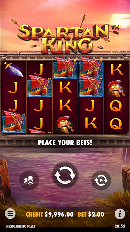 Spartan King Slot Casino Game Screenshot3