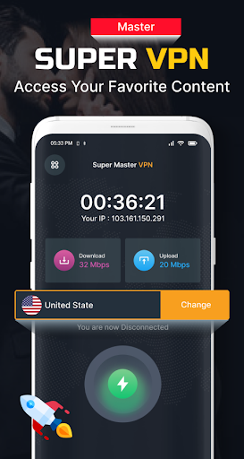 Super Fast VPN Master Proxy Screenshot2