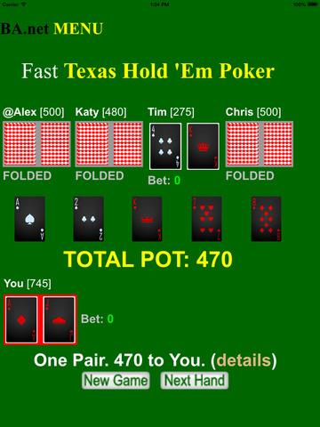 Fast Texas Hold Em Poker BAnet Screenshot4