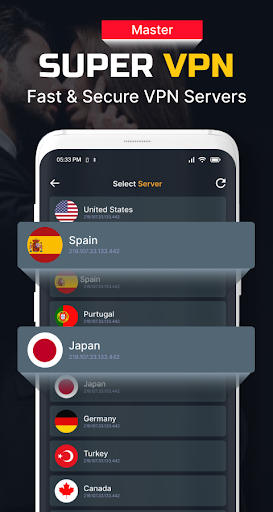 Super Fast VPN Master Proxy Screenshot3