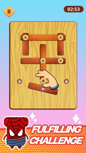 Wood Nuts & Bolts Puzzle Screenshot5