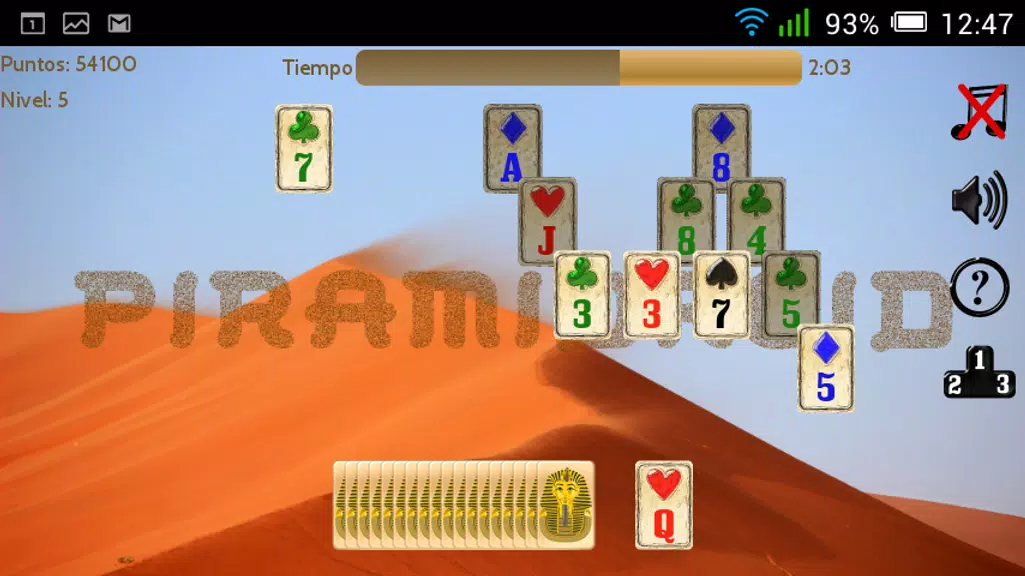 Piramidroid. Pyramid Solitaire Screenshot4