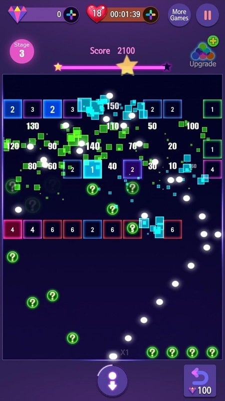 Neon Bricks Master Screenshot1