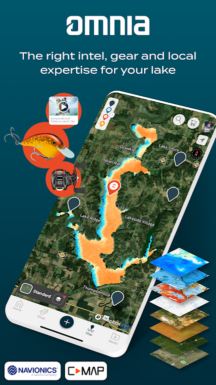 Omnia Fishing App: Plan + Shop Screenshot1