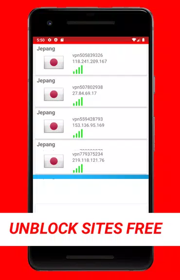 VPN JAPAN X 3 - Unblock Sites Free Screenshot2