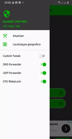 DroidNET VPN FREE Screenshot2