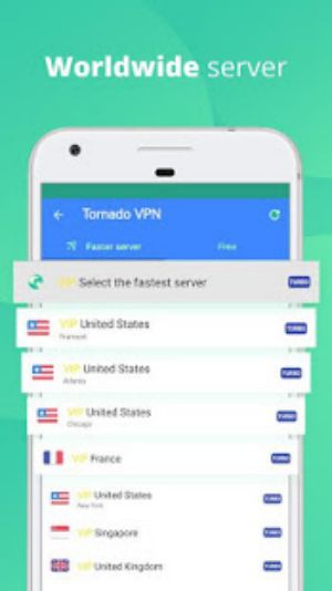 Tornado VPN – Free VPN &  Secure VPN Screenshot2