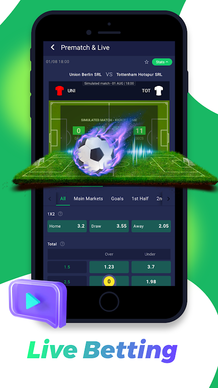 iLOTBet - Sports Betting&Games Screenshot1