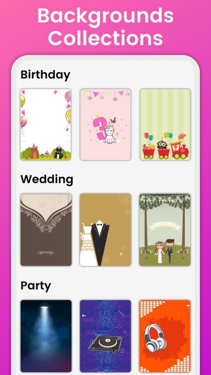 Invitation Card Maker & Design Mod Screenshot1