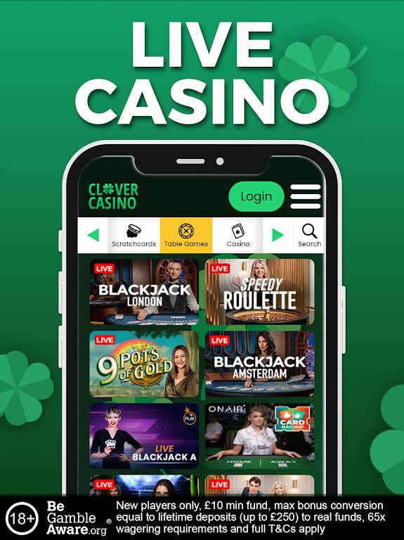 Clover Casino No Deposit Reels Screenshot3