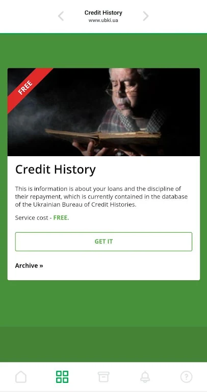 Credit history Screenshot4