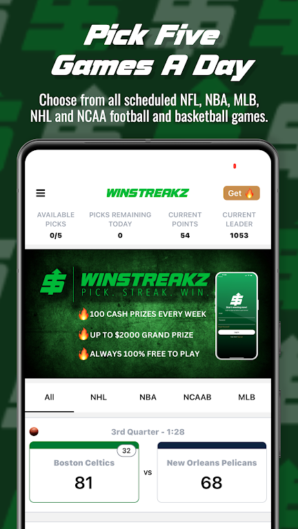 WinStreakz: Sports Prize Picks Screenshot4