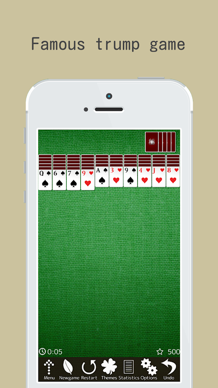 Simple SpiderSolitaire Screenshot1