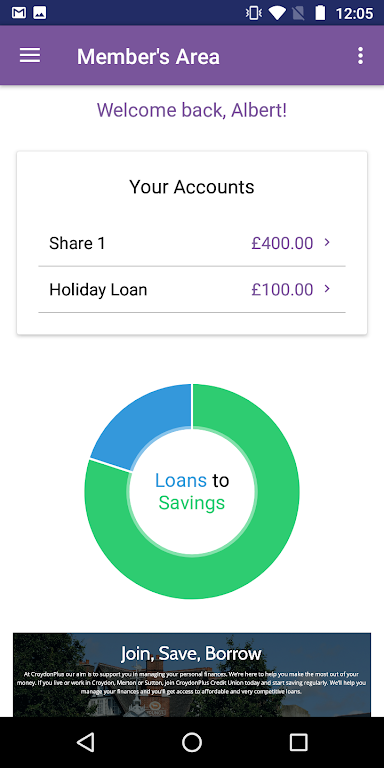 CroydonPlus Credit Union Screenshot3