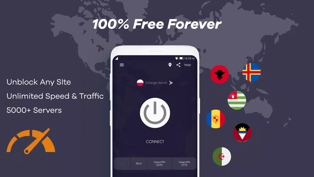 USA VPN - Free VPN & Unlimited Secured VPN Screenshot3