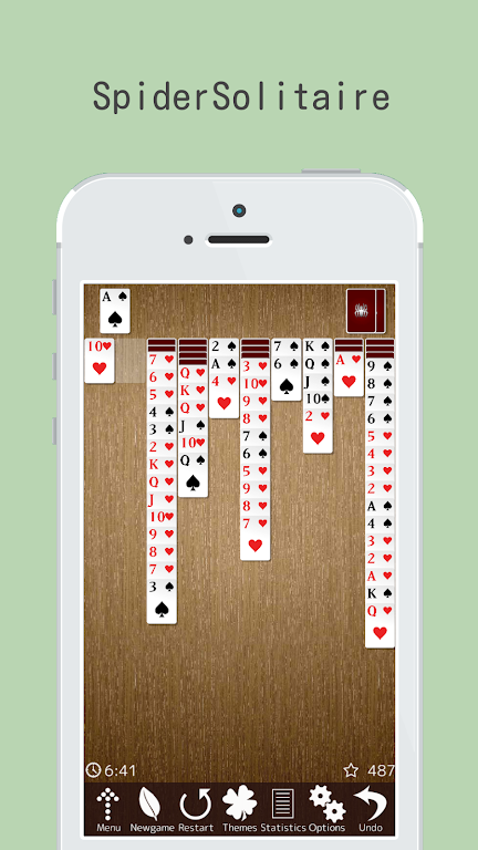 Simple SpiderSolitaire Screenshot2