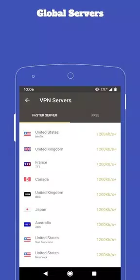 VPN USA - Free VPN & Unlimited Proxy VPN Screenshot3