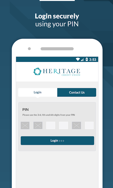 Heritage Credit Union Screenshot1