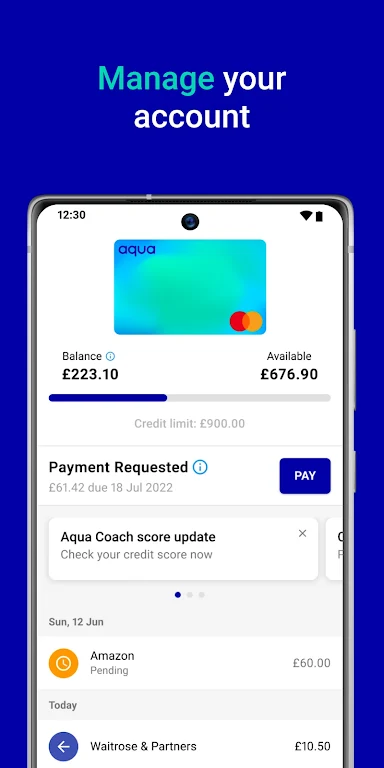 Aqua credit card Screenshot2