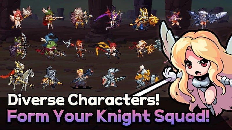 Rush! Knights : Idle RPG Screenshot2