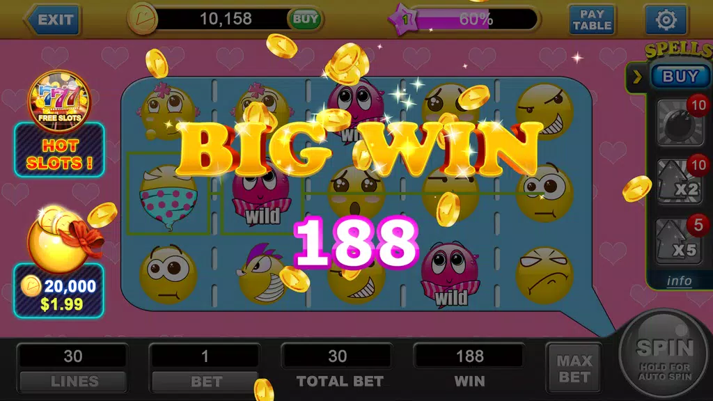 Free Slot Machine Casino-Emoji Screenshot2