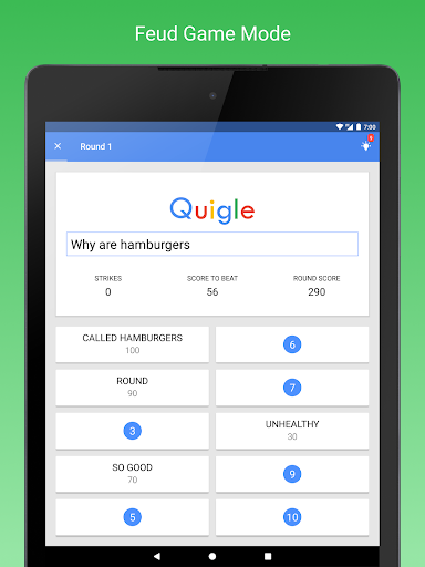 Quigle - Google Feud + Quiz Screenshot1