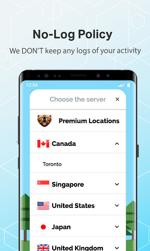 Grizzly VPN - Unlimited Free V Screenshot2