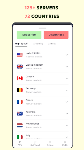 WheelVPN: Private & Secure VPN Screenshot2