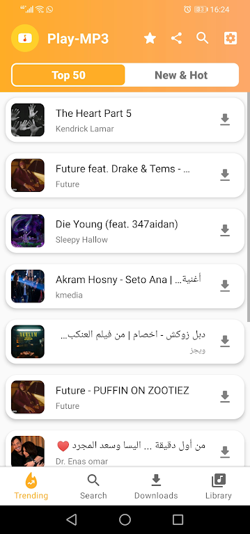 Download MP3 Music - Play MP3 Screenshot2