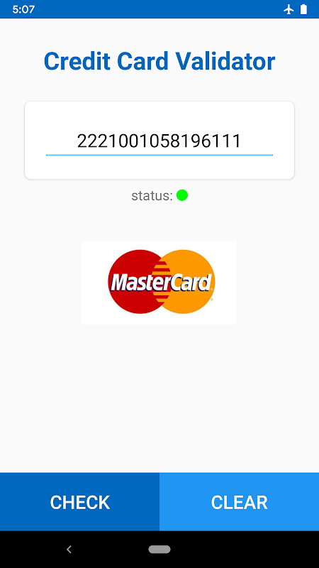 Credit Card Validator / Verifier Screenshot2