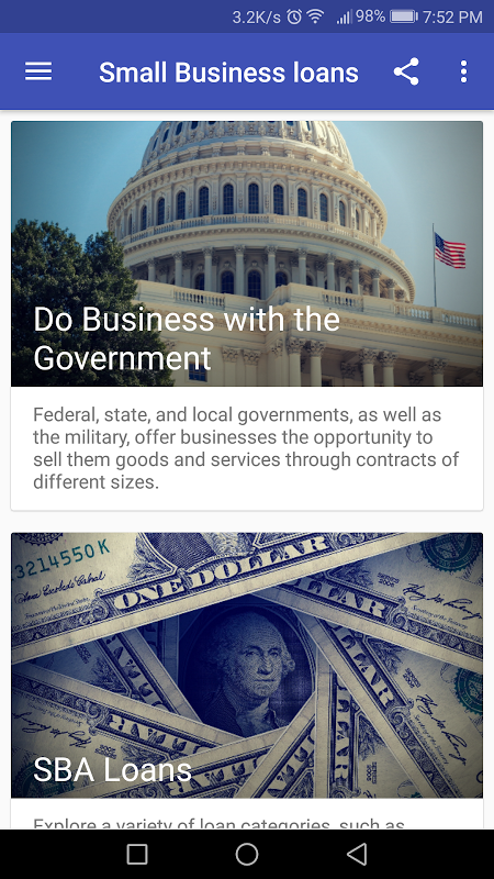 Small Business Loans Screenshot2