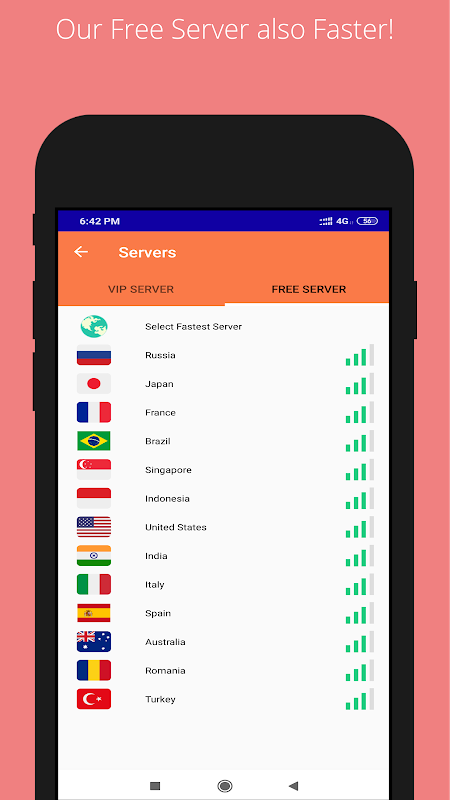 Super Turbo VPN - Unlimited & Fast VPN Online Screenshot2