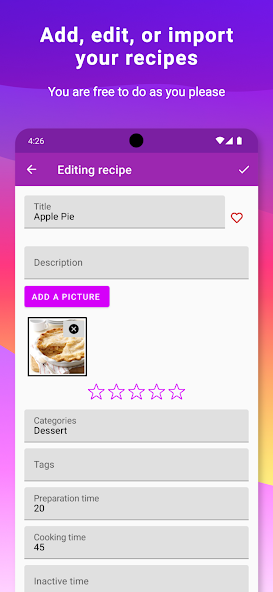 My Recipe Box: My Cookbook Mod Screenshot3