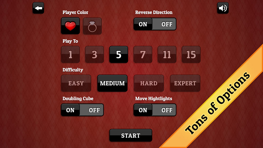 Valentine's Day Backgammon Screenshot3