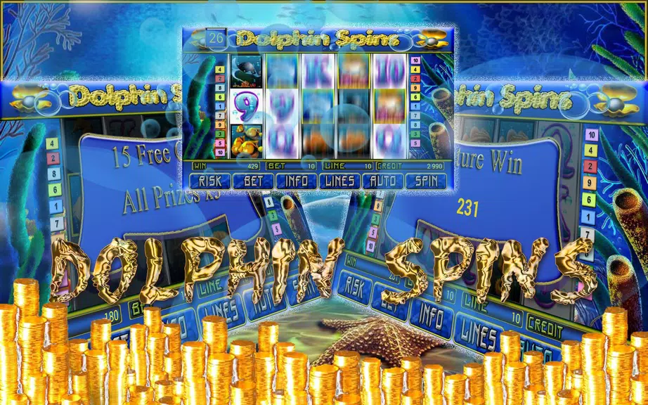 Dolphin Spins Slot Screenshot4