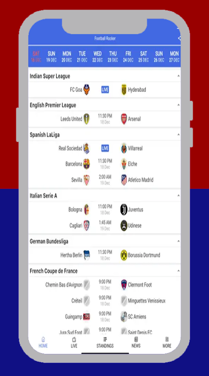 FootyBite app Screenshot3