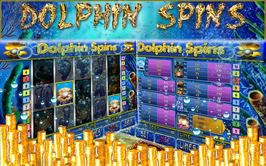 Dolphin Spins Slot Screenshot2