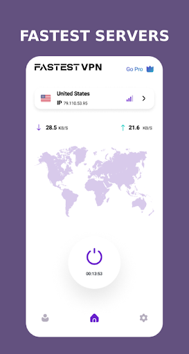 Fastest VPN - Fast & Secure Screenshot1
