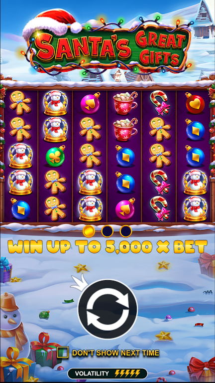 Santas Great Gifts Slot Casino Screenshot1