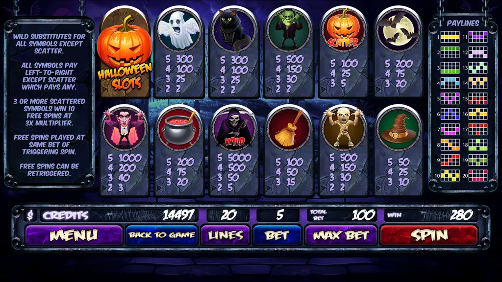 Halloween Slots - Slot Machine Screenshot4