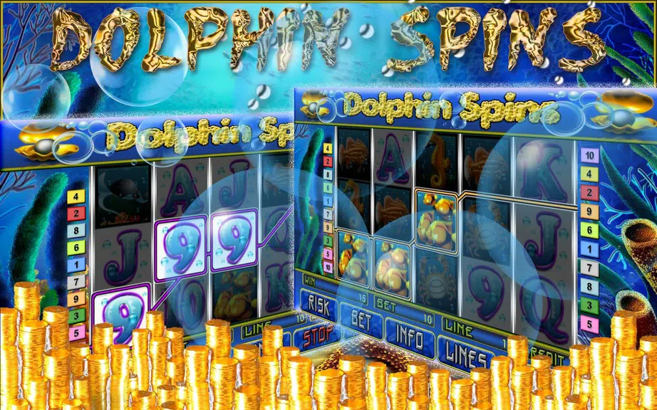 Dolphin Spins Slot Screenshot3